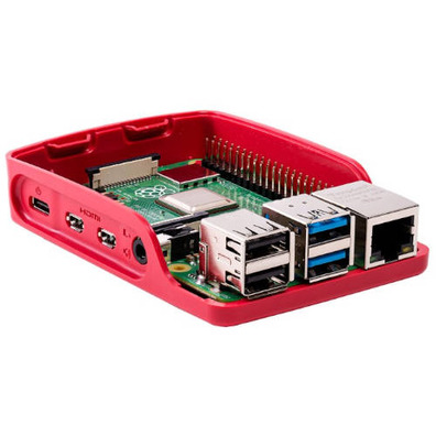 Box Ufficiale per Raspberry Pi 4 Rosso/Bianco