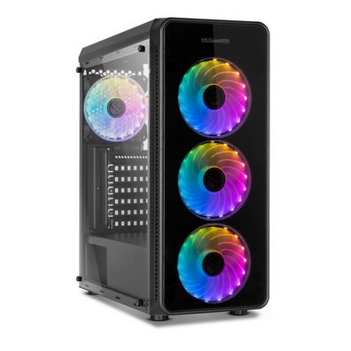 Mid tower case ATX NOX Hummer TGM Arcobaleno RGB