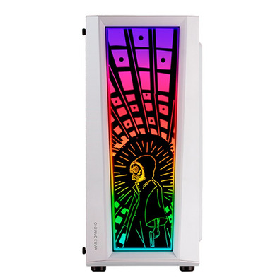 Caja Semitorre Mars Gaming MC - Art Blanco