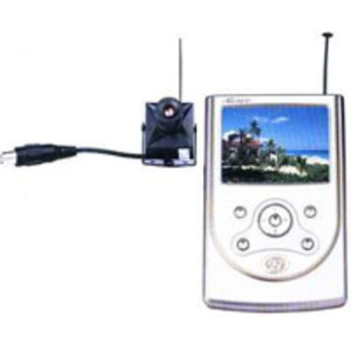 Receptor Pantalla LCD + 1 Cámaras Espía Inalámbrica