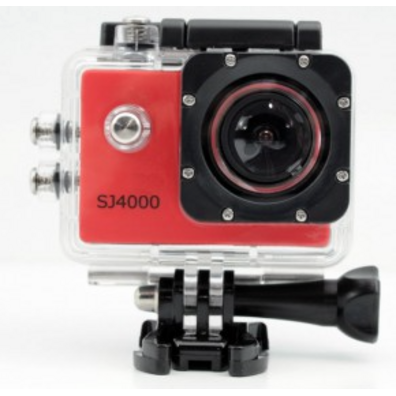 SJCAM SJ4000 V2 Camera sportiva rossa