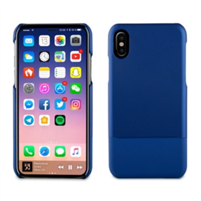 Doppia pelle PU blu "Special Edition" Apple iPhone X muvit