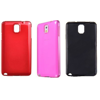 Rubber Case for Samsung Galaxy Note 3 Nero