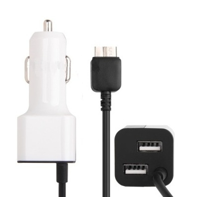 Car Charger for Samsung Galaxy Note 3 Nero