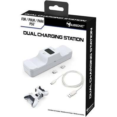 Cargador de mandos Dualsense Subsonic Dual Charging Station