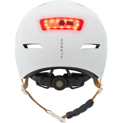 Casco Olsson Urban Light M/L Nastro Blanco