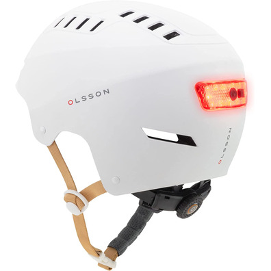 Casco Olsson Urban Light S/M Lampada Blanco