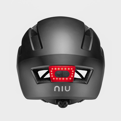 Casco Patinette Negro Talla L Niu