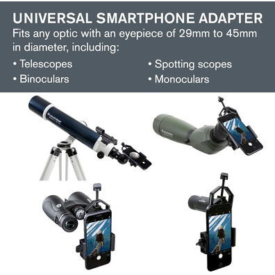 Celestron Kit DX Adaptador Smartphone 1,25