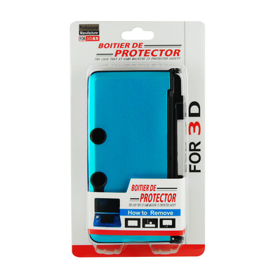 Aluminium Case for Nintendo 3DS Aqua Blue