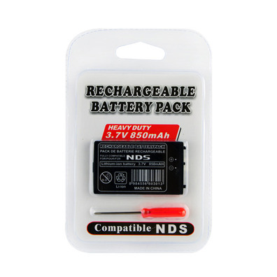 Rechargeable Battery Pack for Nintendo DS + Screwdriver