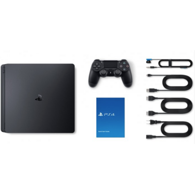 Playstation 4 Slim (1TB) + Uncharted 4 + Dishonored 2 console