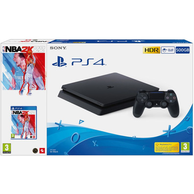 Consola Playstation 4 Slim (500GB) Nero + NBA 2K22