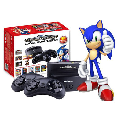 Console Retrò Mega Drive Portatile Ed Sonic 25