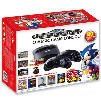 Console Retrò Mega Drive Portatile Ed Sonic 25