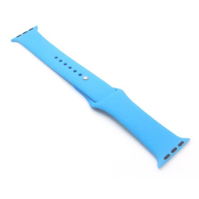 Sport Silicone Watch Band with Built-in Connector Apple Watch 38mm Blue
