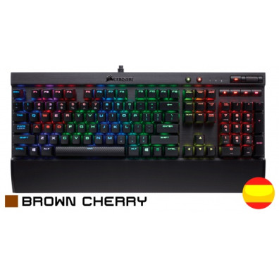 Tastiera Corsair K70 Lux RGB Led Cherry Mx Brown (spagnolo)