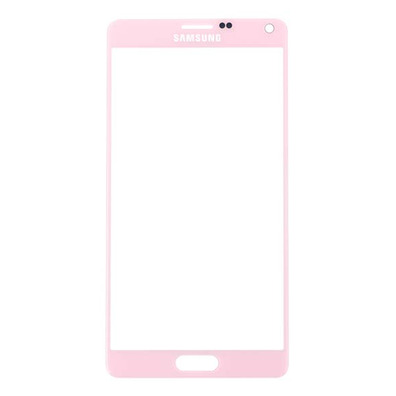 Vetro anteriore per Samsung Galaxy Note 4 Rosa