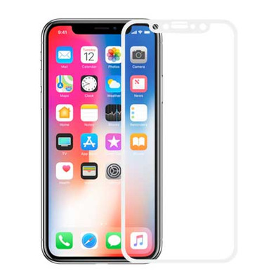 Vetro Temperato 3D iPhone X Bianco