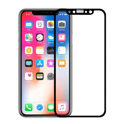 Vetro Temperato 3D iPhone X Nero