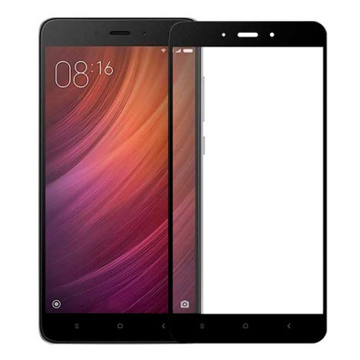 Vetro Temperato Curvo Totale 5D - Xiaomi Redmi Note 4 Nero