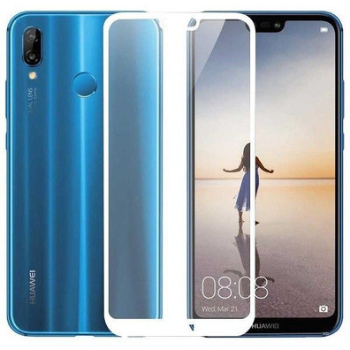 Vetro Temperato Per Huawei P20 Lite Bianco