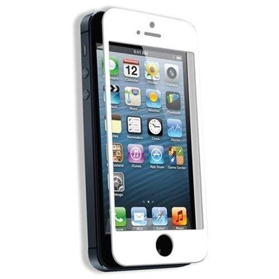 Vetro Temperato Completo - iPhone 5/5S/5C/SE Bianco