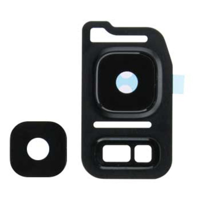 Rear Camera Lens Cover + Crystal Lens Samsung Galaxy Note 7 Nero