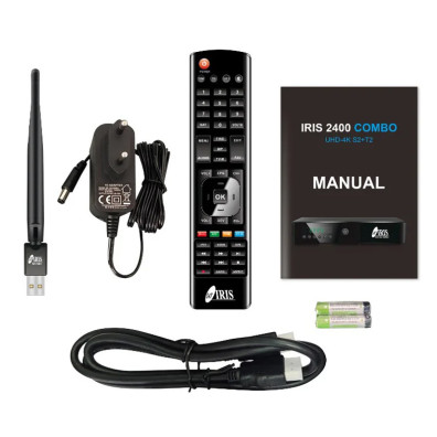 decoder satellitare + TDT Iris 2400 UHD Combo