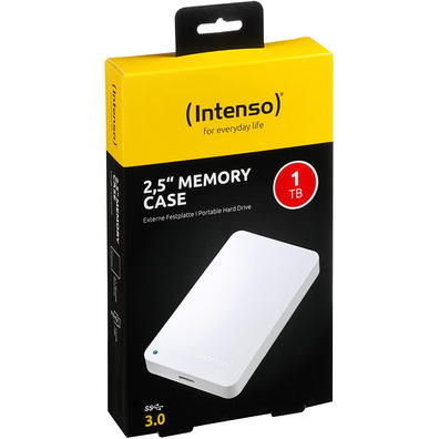 Hard disk esterno Intenso Memory Case 1 TB 2.5" Bianco