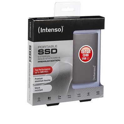 Hard disk esterno SSD Intenso 512 GB Premium Edition