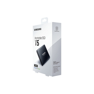 Disco duro externo SSD Samsung T5 2TB (MU-PA2T0B/EU)