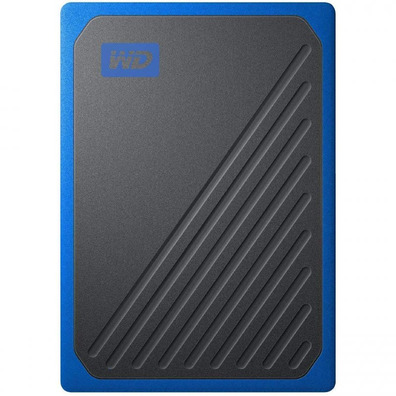 Hard disk esterno SSD Western Digital My Passport Go 500 GB Blu