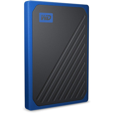 Hard disk esterno SSD Western Digital My Passport Go 500 GB Blu