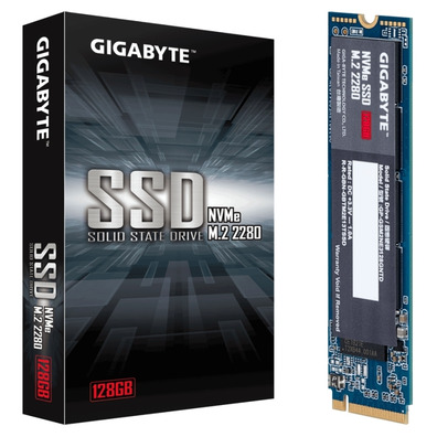 Disco Duro Gigabyte GP-GSM2NE3128GNTD SSD NVMe M. 2128,GB 2280