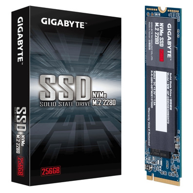 Disco Duro Gigabyte GP-GSM2NE3256GNTD SSD NVMe M. 2256,GB 2280