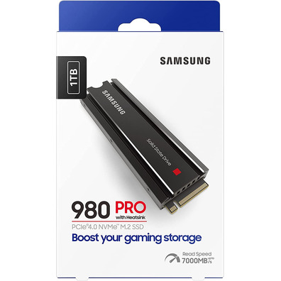 Disco Duro Samsung 980 Pro 1TB SSD M2 PCIe 4,0 NVM