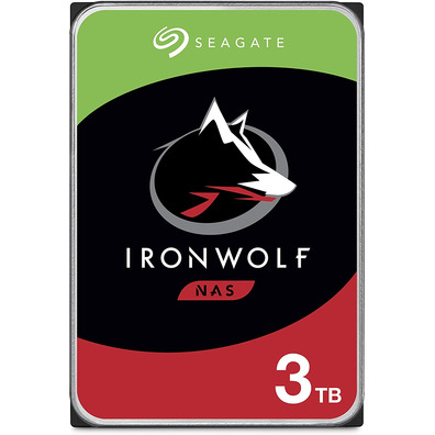 Disco Duro Seagate 3,5 '' 3TB SATA 3 64MB IronWolf