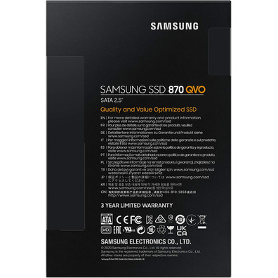 Disco Duro SSD 1 TB Samsung 870 QVO SATA 2,5 ' "