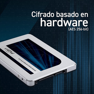 Disco Duro SSD Cruciale 2,5 '' 1TB 3D NAND SATA MX500