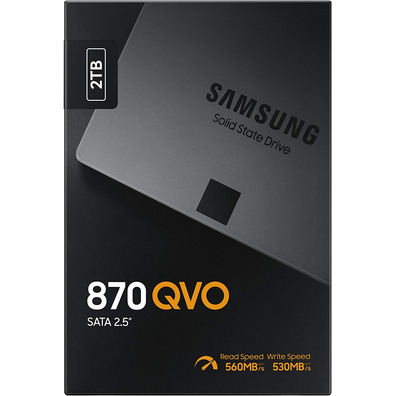 Disco Duro SSD Samsung 870 QVO 2TB SATA 3 2,5 ' "