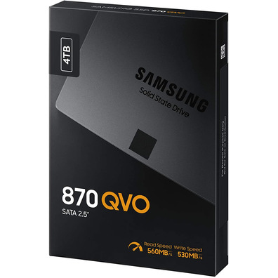 Disco Duro SSD Samsung 870 QVO 4TB SATA 3 2,5 ' "