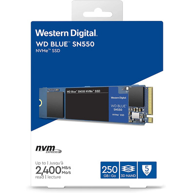 Disco Duro Western Digital Blu M2 SSD 250GB PCIe SN550 NVMe