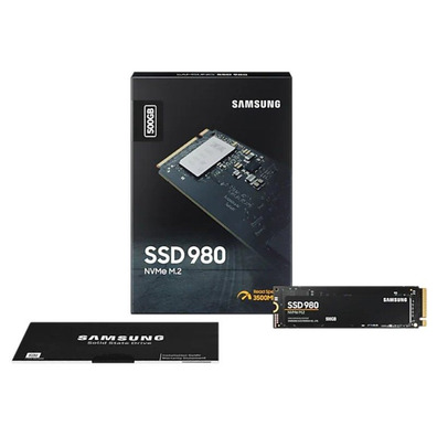 Disco SSD Samsung 980500,GB M. 2 2280 PCIe