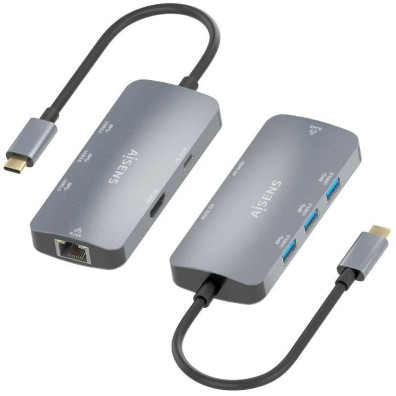 USB Docking Type C Aisens ASUC-6P019-GR
