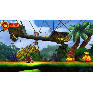 Donkey Kong Paese Restituisce 3DS