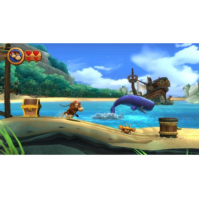 Donkey Kong Paese Restituisce 3DS