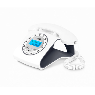 Telephone Retro Elegance SPC 3606N White/Black