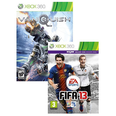 Xbox 360 (4 GB) + FIFA 13 + Vanquish