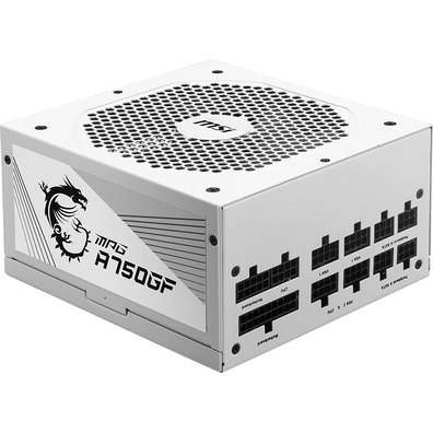 Fuente de Alimentación ATX 750W MSI MPG A750GF Bianco